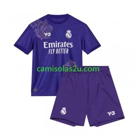 Camisolas de futebol Real Madrid Criança Equipamento Quarto 2023/24 Manga Curta